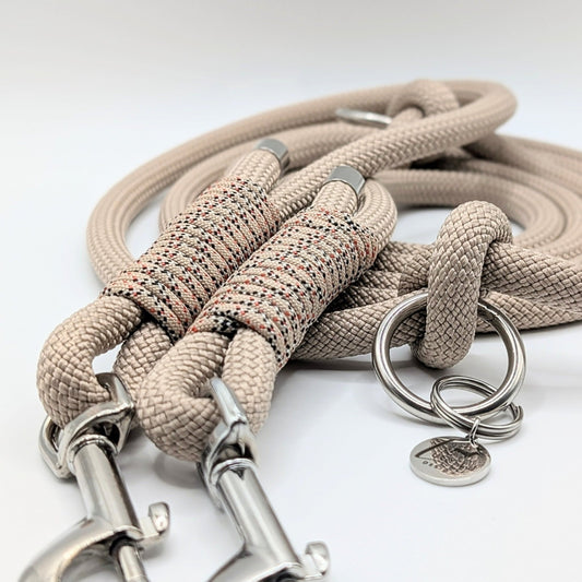 Tauleine Mocca – optional mit passendem Halsband