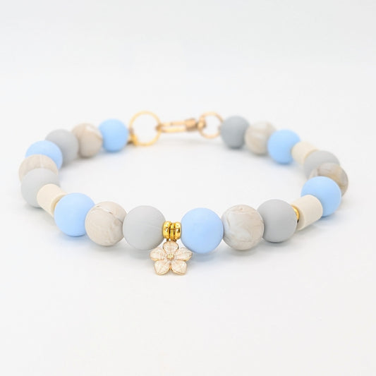 EM-Kette Blue Water mit Silikonkugeln und EM-Pipes