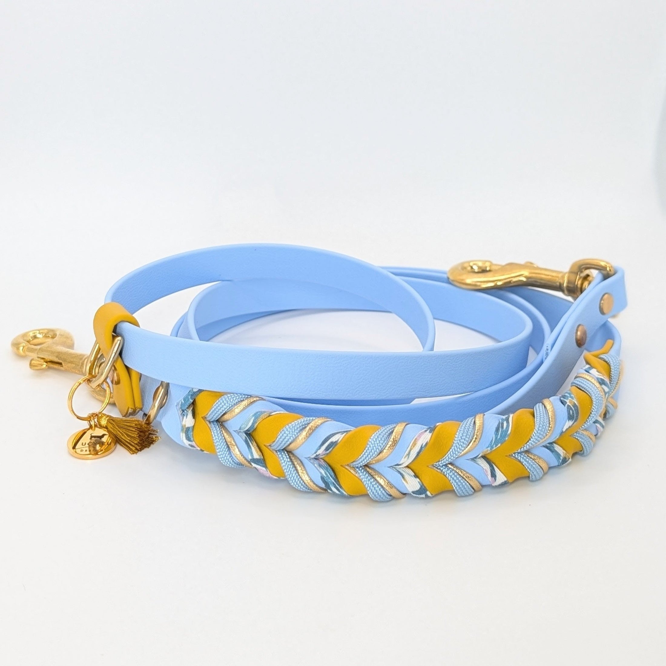 Daily Deluxe Hundeleine aus BioThane mit Paracord und Zierschnur