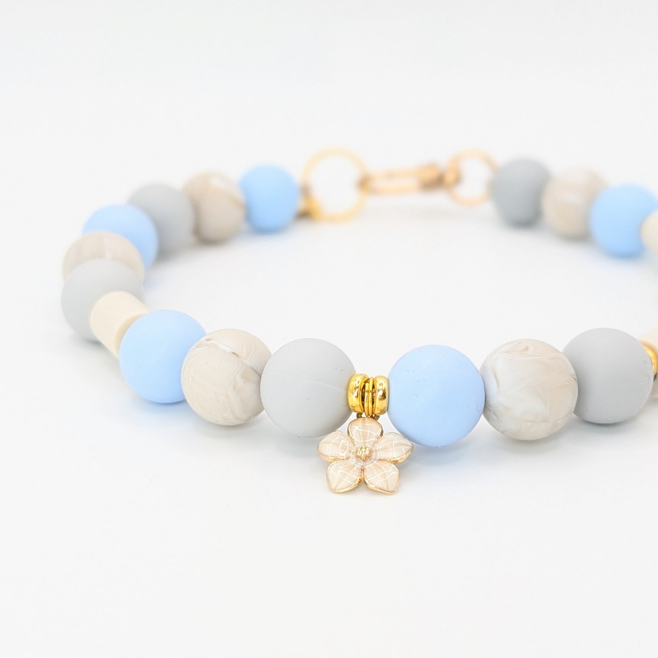 EM-Kette Blue Water mit Silikonkugeln und EM-Pipes