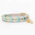 Bild in Galerie-Betrachter laden, BioThane Halsband Sea Glass 2.0 – taupe & salbei
