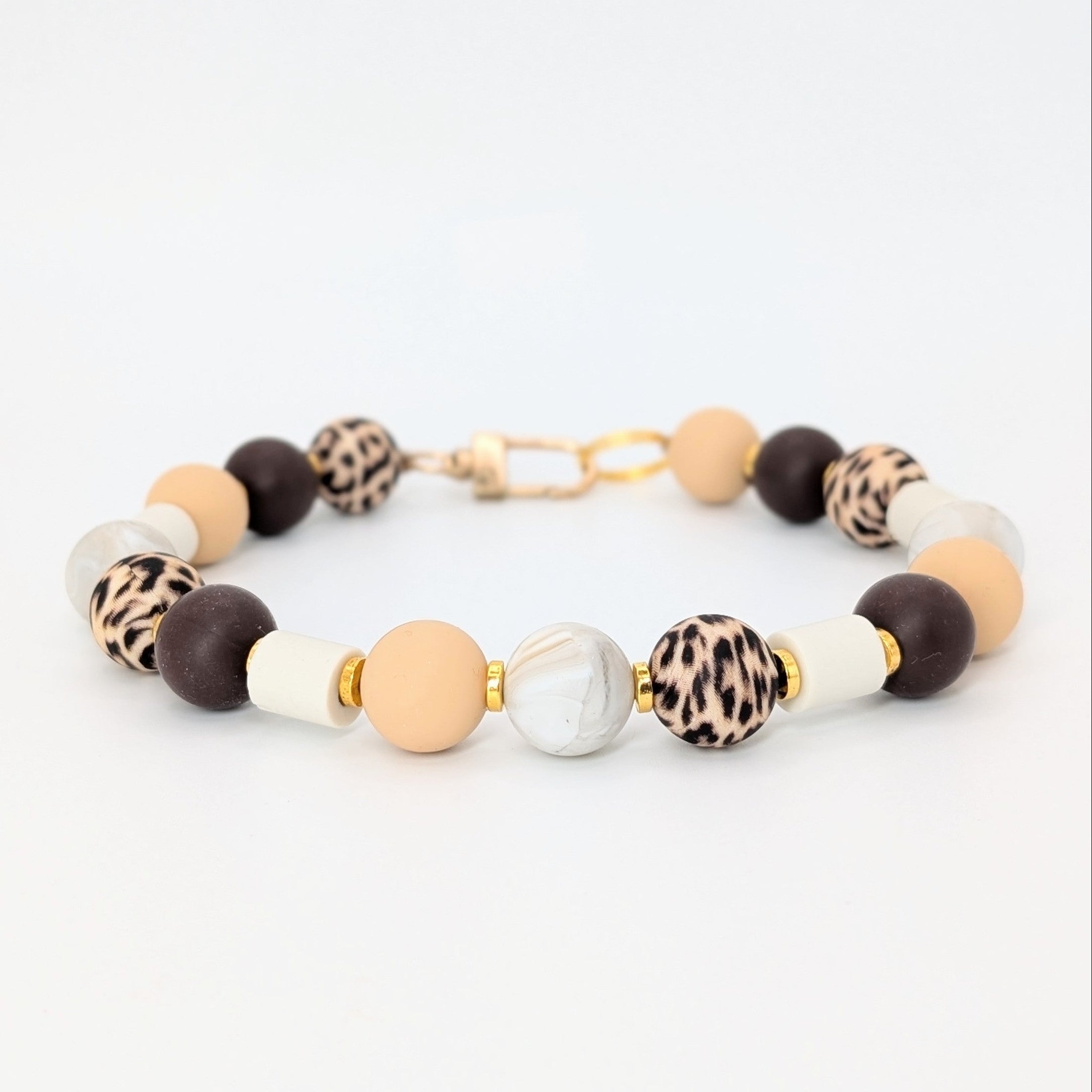 EM-Kette Leo Nude mit Silikonkugeln & EM-Pipes