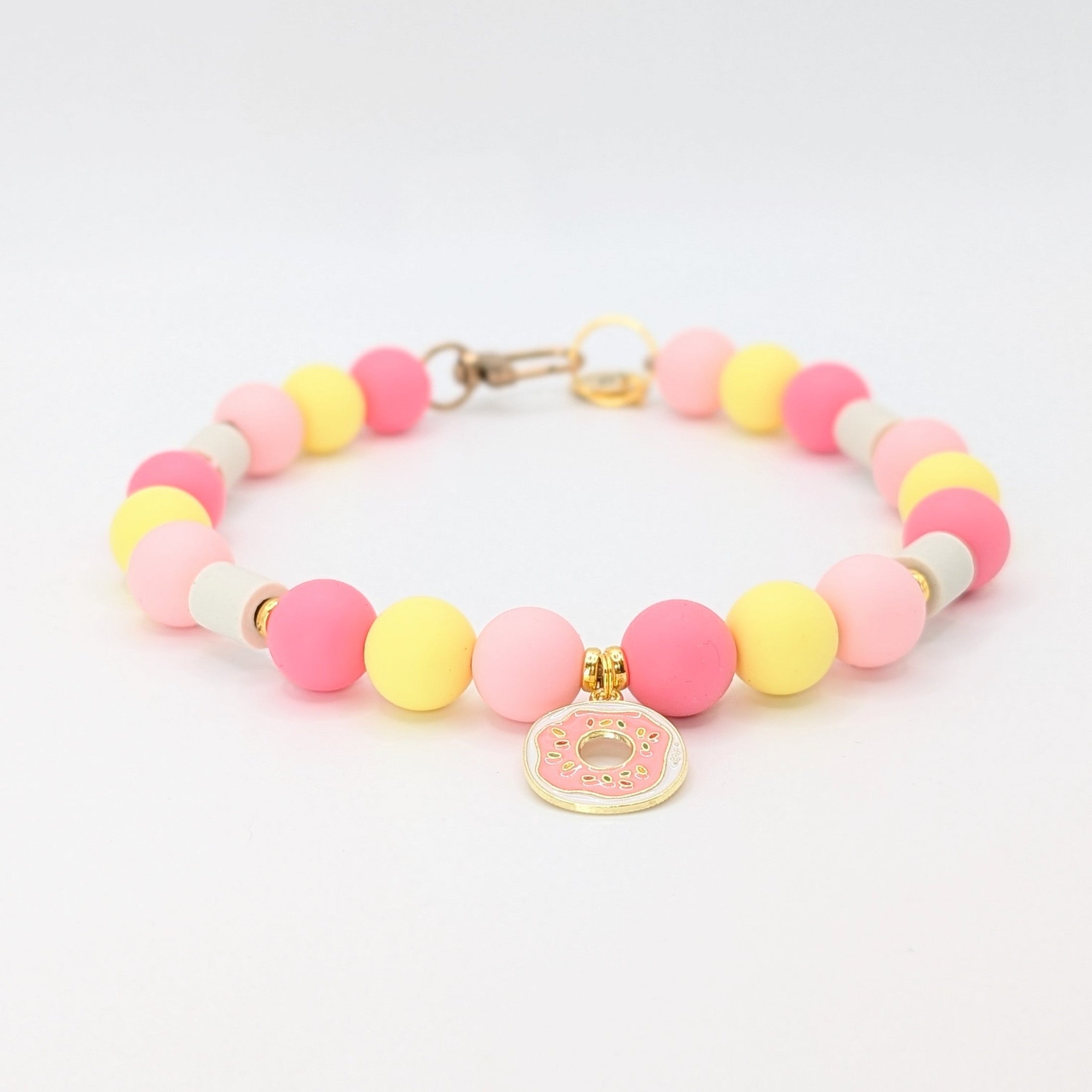 EM-Kette Candy Cream mit Silikonkugeln und EM-Pipes