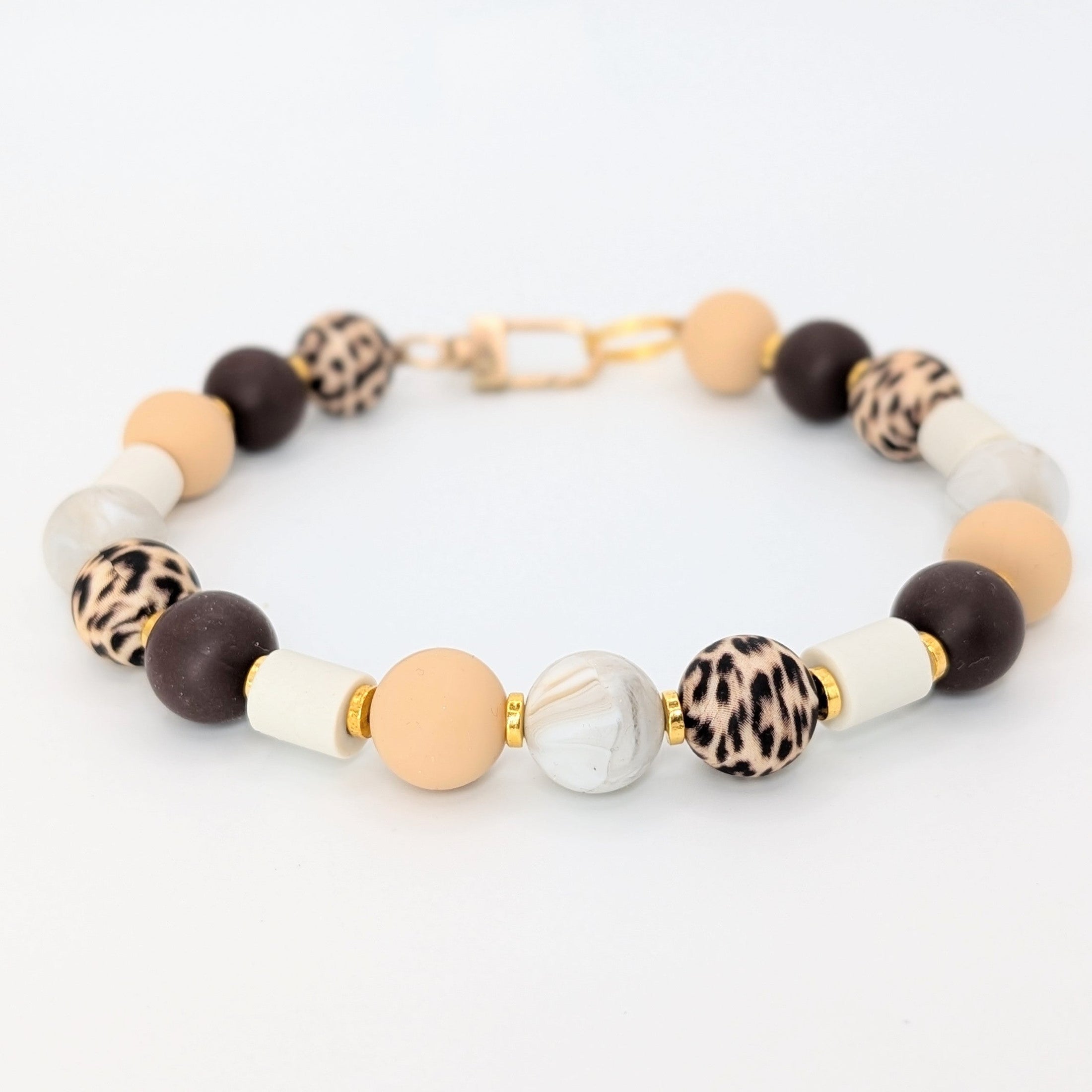 EM-Kette Leo Nude mit Silikonkugeln und EM-Pipes