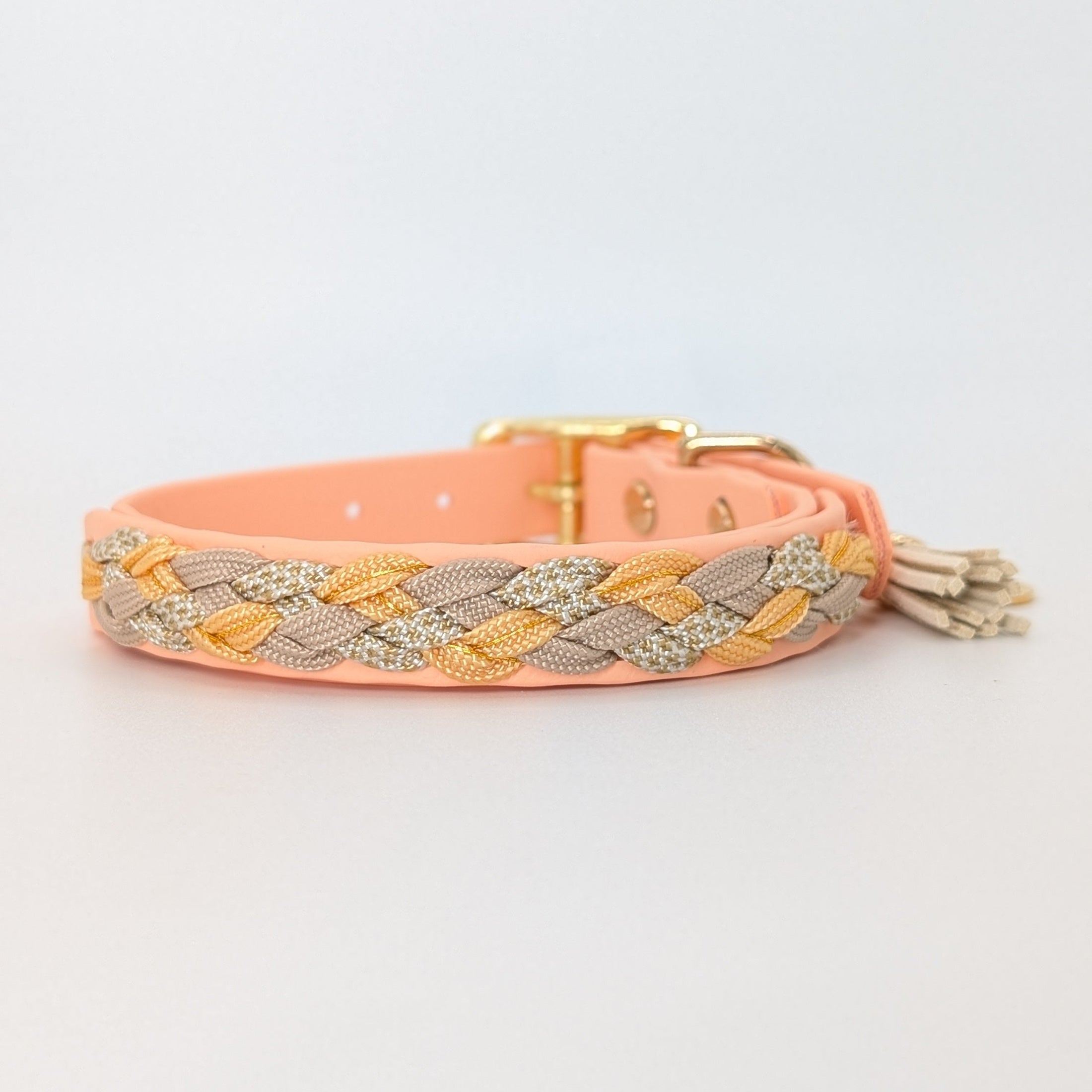 Calma Peanut – Halsband aus geflochtenem Paracord
