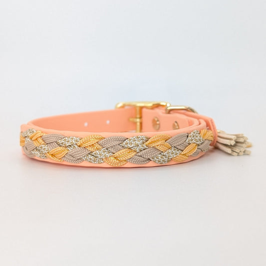 Calma Peanut – Halsband aus geflochtenem Paracord