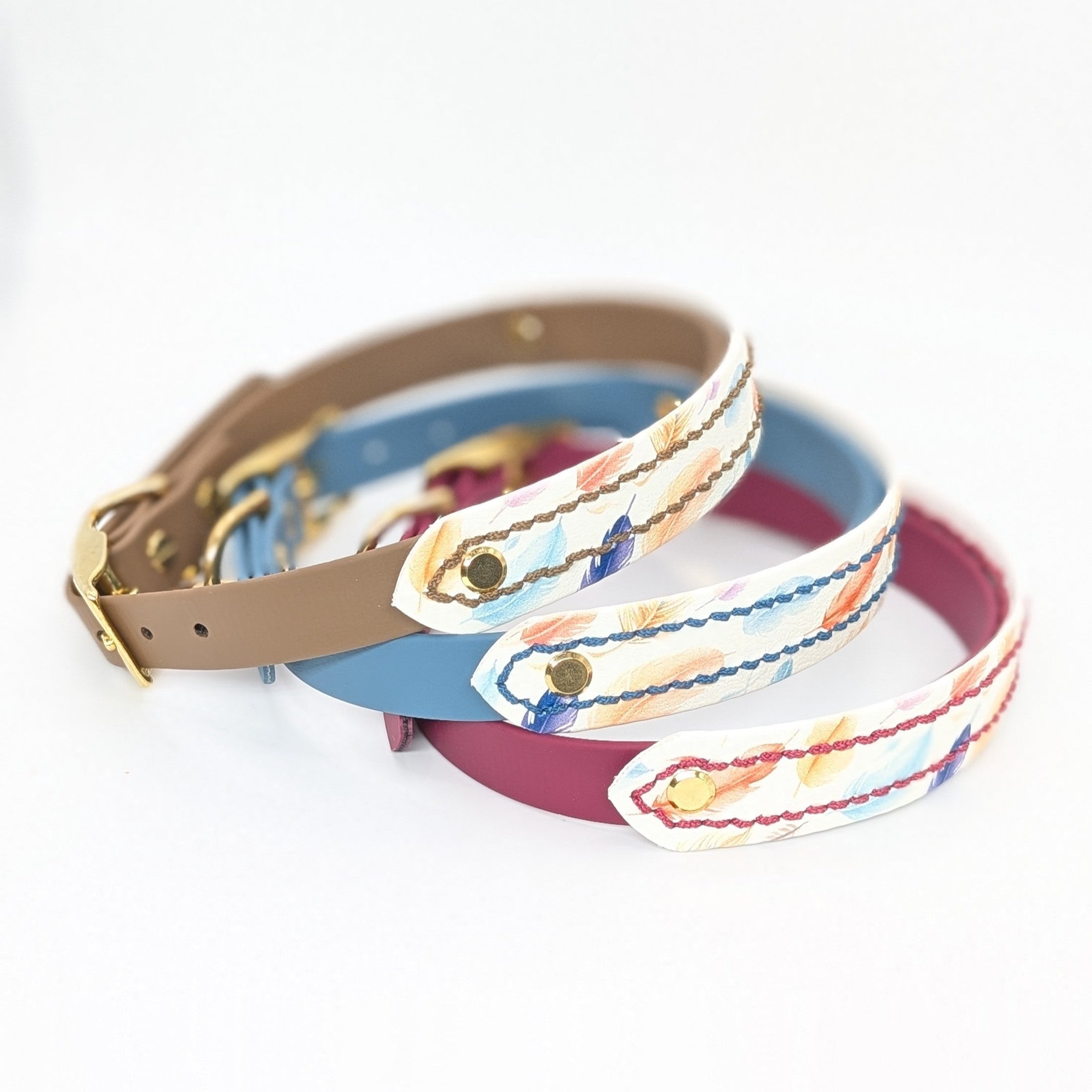 Halsband, BioThane Halsband, Hundeleine, LucyLu Design, handgemachte Hundeleine