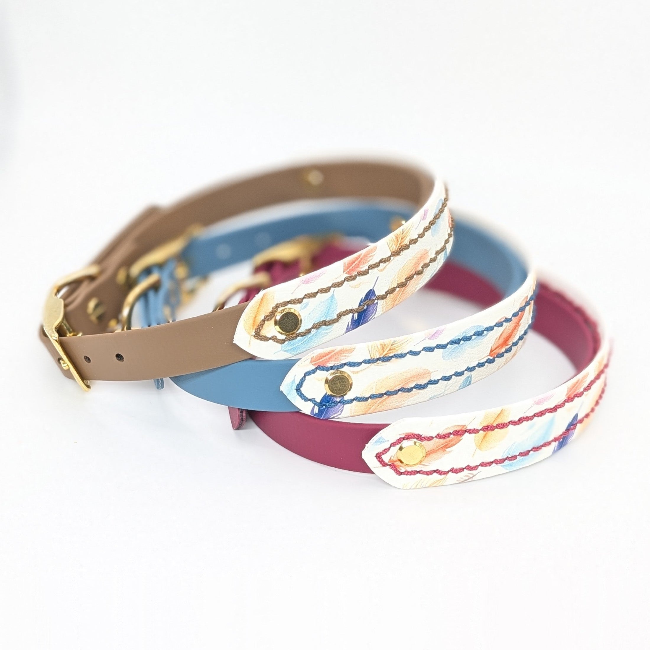 Halsband, BioThane Halsband, Hundeleine, LucyLu Design, handgemachte Hundeleine