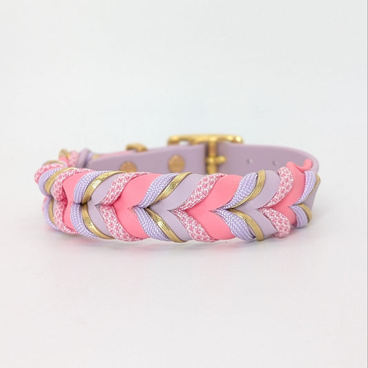 BioThane Halsband Blush 2.0 – zarte Frühlingsfarbe