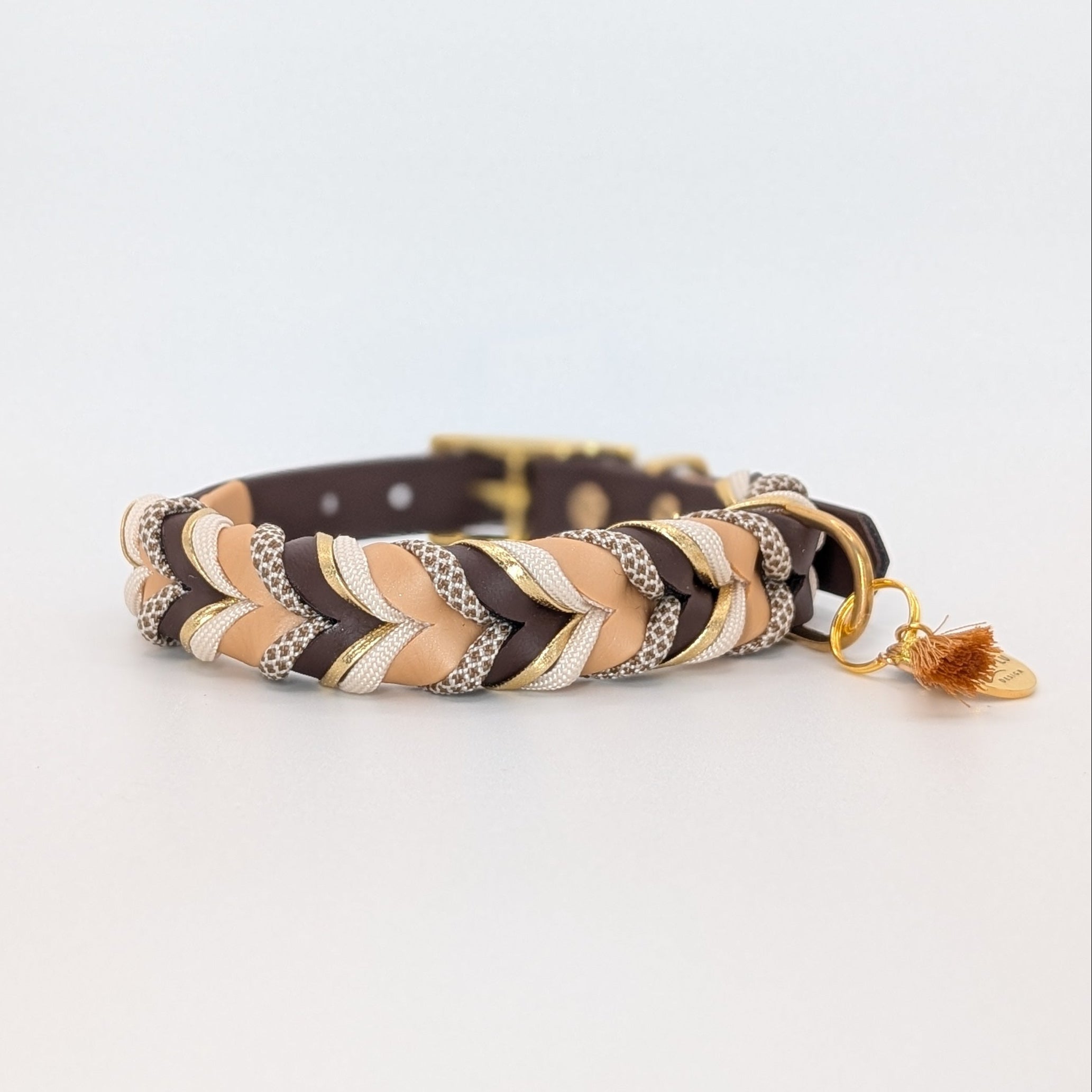 BioThane Halsband Mocha Cream – wasserfest & robust