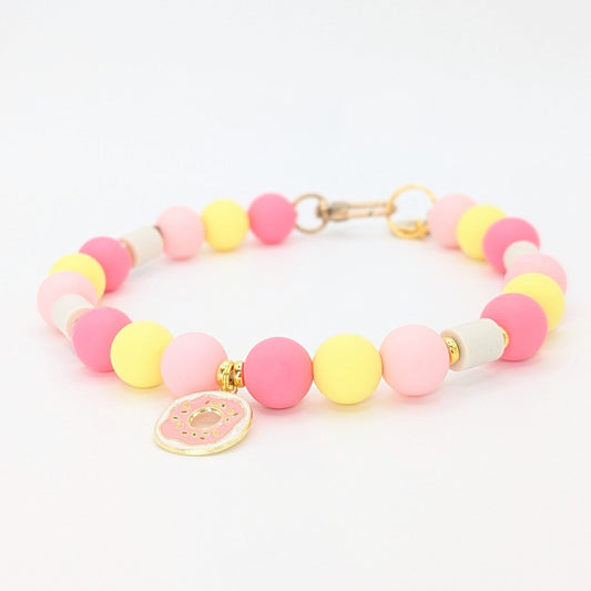 EM-Kette Candy Cream mit Silikonkugeln und EM-Pipes