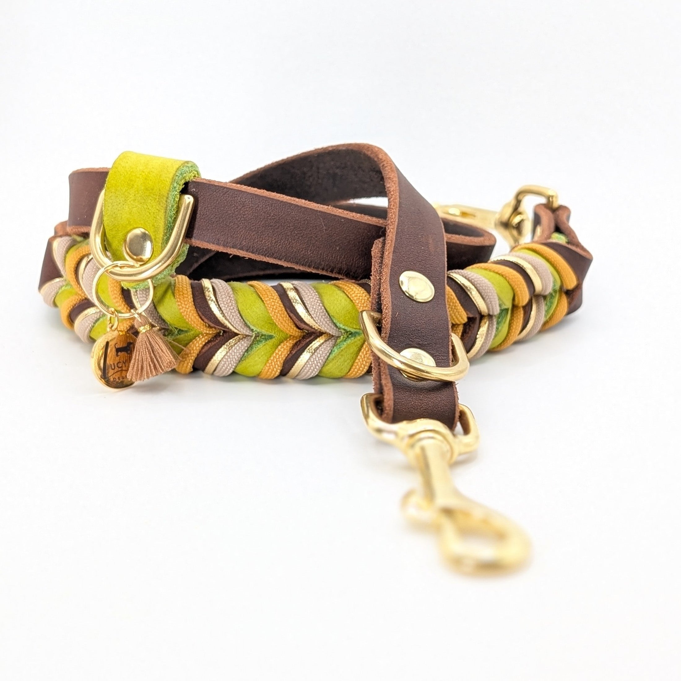Leder Hundeleine „Retro“ handgemacht
