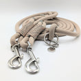 Bild in Galerie-Betrachter laden, Tauleine Mocca – optional mit passendem Halsband
