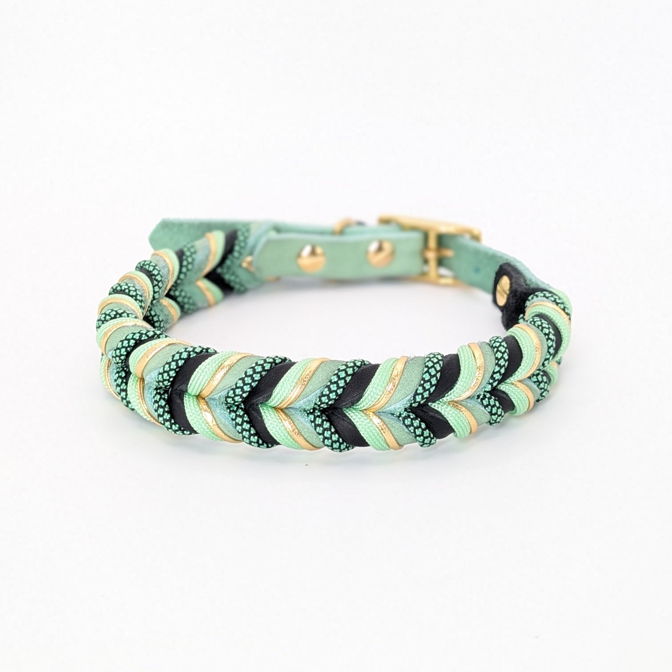 Leder Hundehalsband „Peppa“ handgemacht