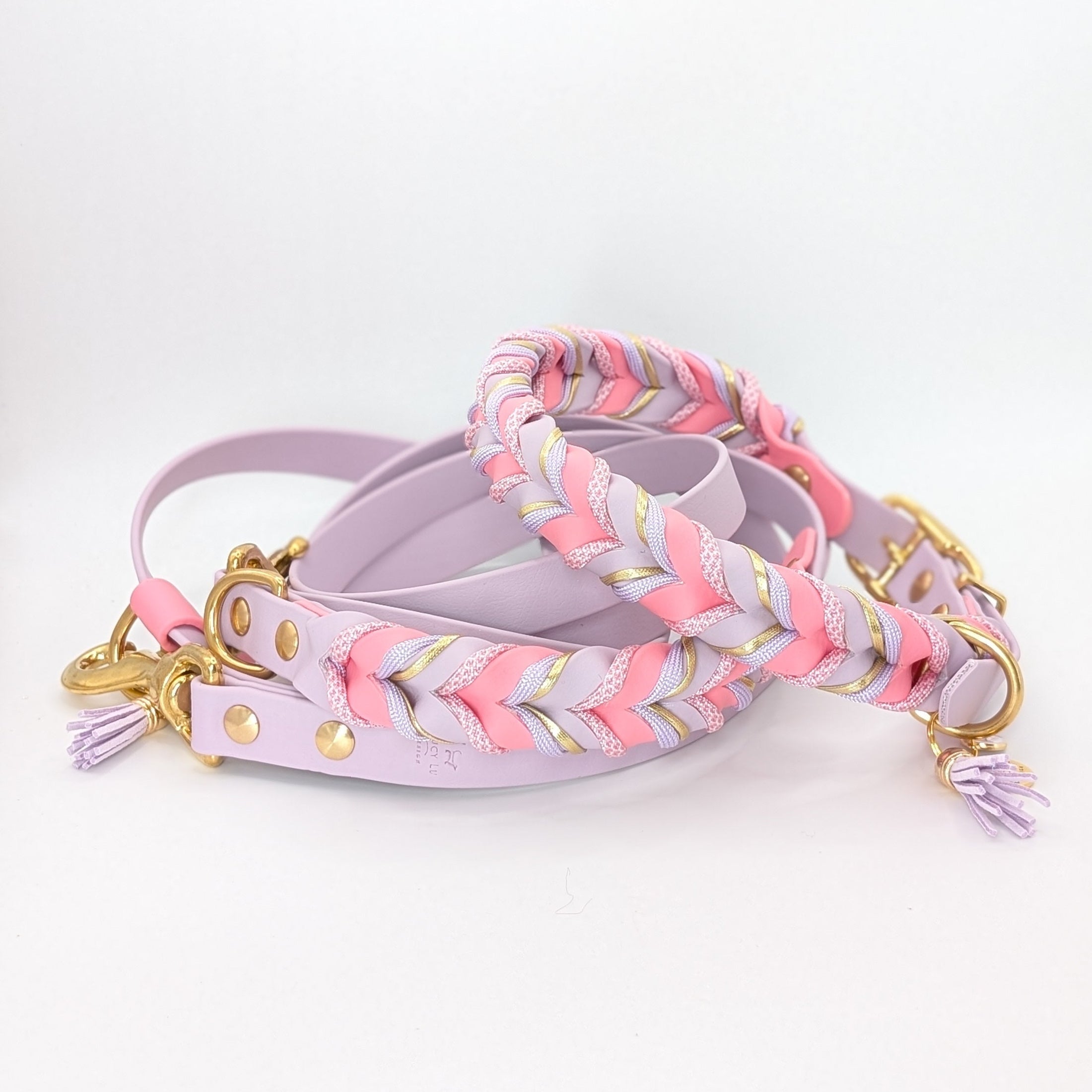 BioThane Set Blush 2.0 – Halsband & Leine