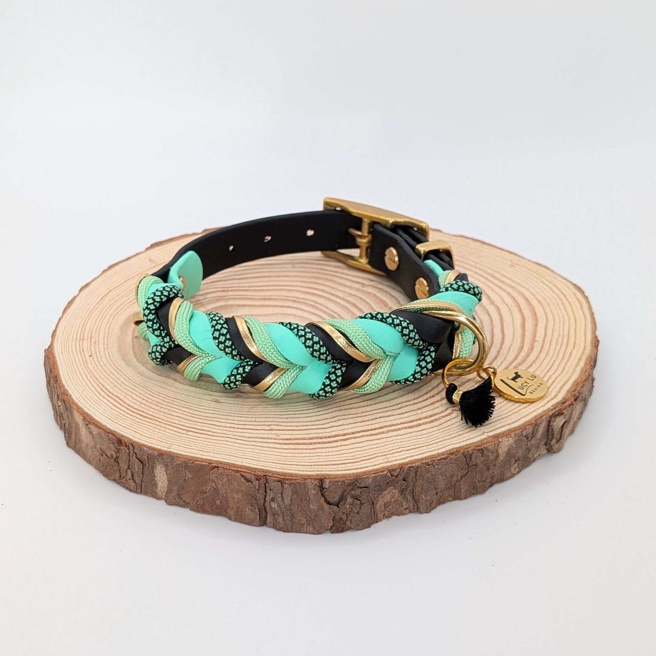 Hugo 2.0 – BioThane® Hundehalsband im klassischen Hugo-Design, handgefertigt