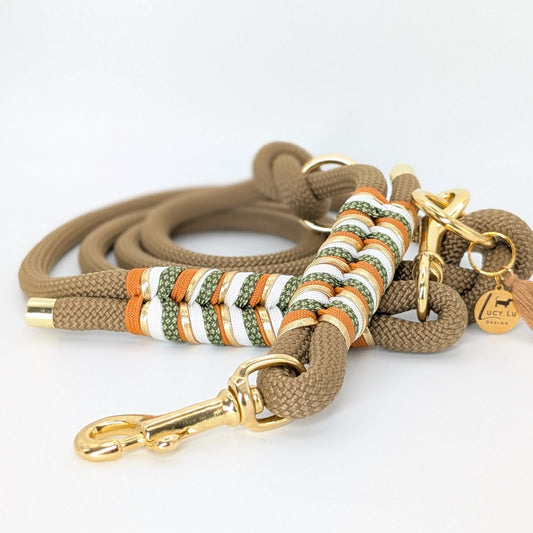 Tauleine Sierra in Braun mit Orange, Grün, Weiß & Gold