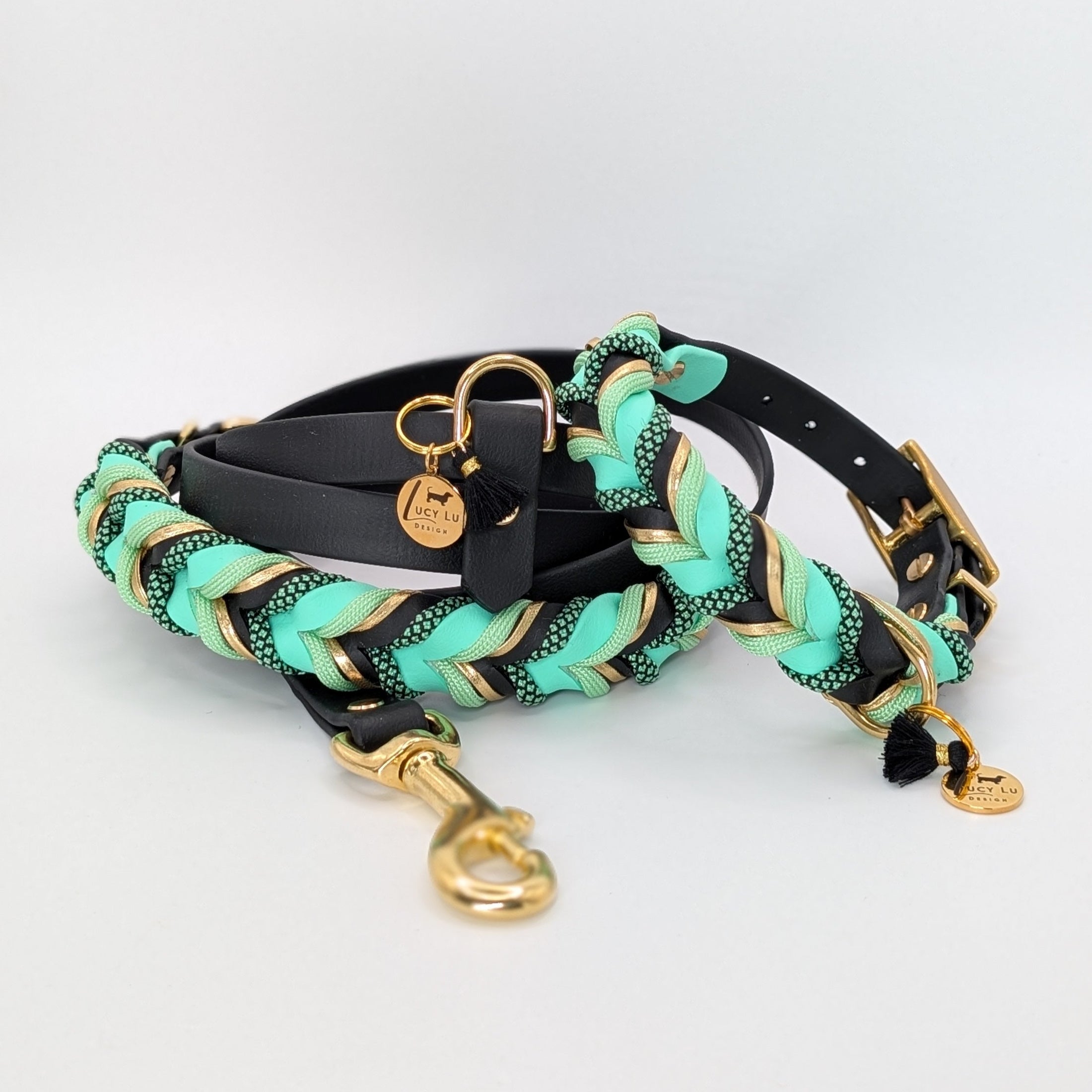 Hugo 2.0 – BioThane® Hundehalsband im klassischen Hugo-Design, handgefertigt
