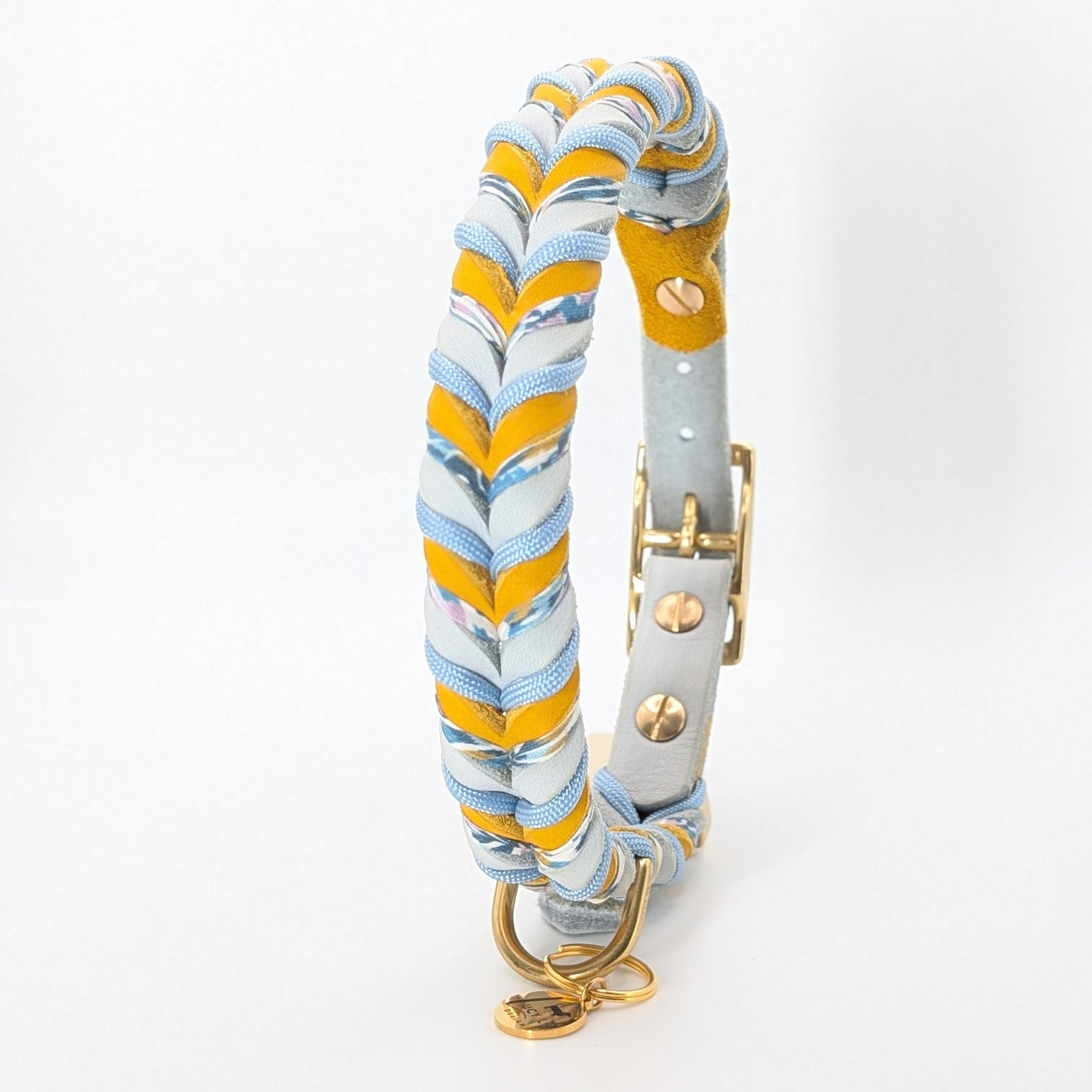 Leder Hundehalsband „Blossom Bay“ handgemacht