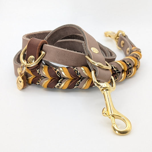 Leder Hundeleine „Leo“ handgemacht