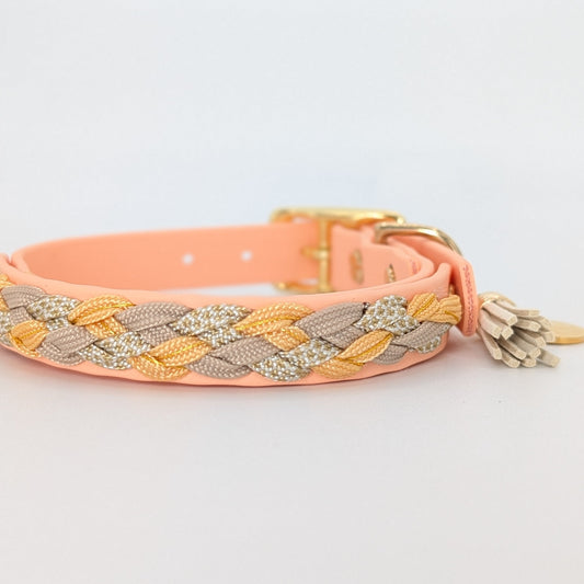 Calma Peanut – Halsband aus geflochtenem Paracord