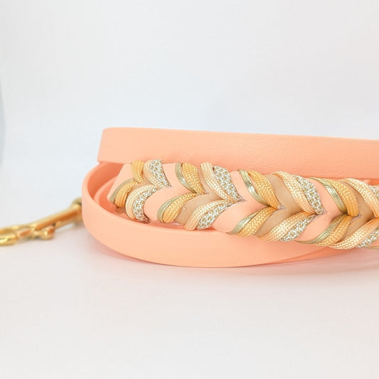 BioThane® Set Peanut 2.0 – Halsband & Leine im natürlichen Look