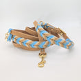 Bild in Galerie-Betrachter laden, Hundeleinen-Set, Hundehalsband-Set, Leder-Set Ocean Dust
