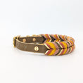 Bild in Galerie-Betrachter laden, Leder Hundehalsband Autumn Leaf – Herbstkollektion LucyLu Design®
