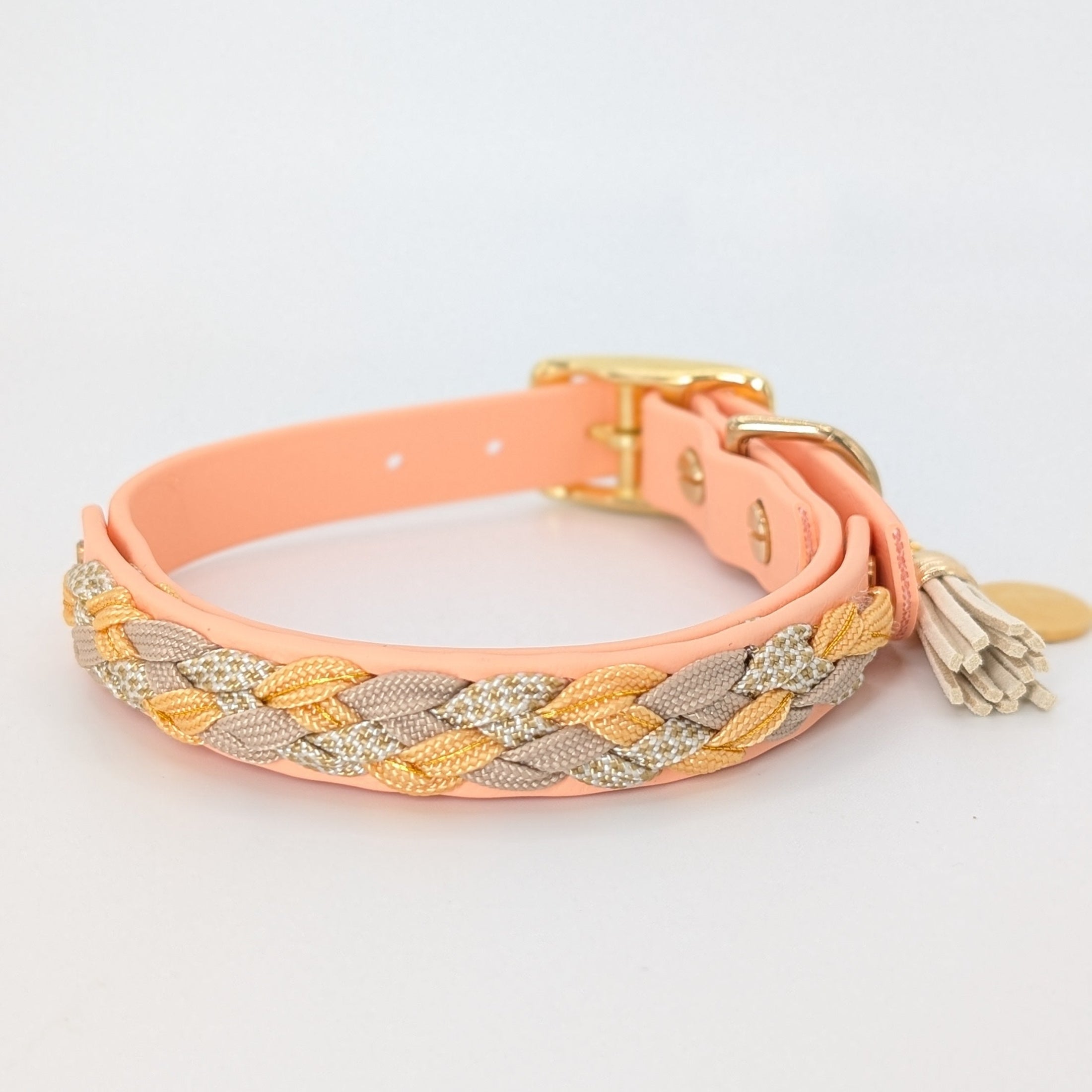 Calma Peanut – Halsband aus geflochtenem Paracord