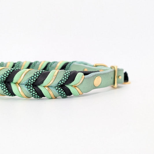 Leder Hundehalsband „Peppa“ handgemacht