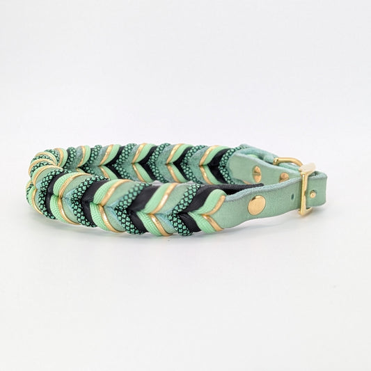 Edles Hundehalsband „Peppa“ handmade