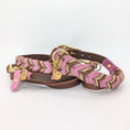 Bild in Galerie-Betrachter laden, Lederleine Rosewood aus Leder & Paracord – handgemacht von LucyLu Design®
