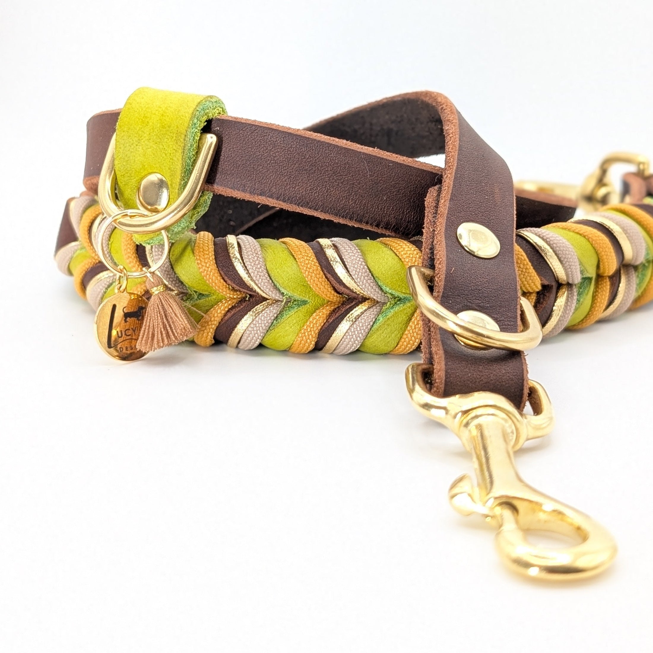 Leder Hundeleine „Retro“ handgemacht