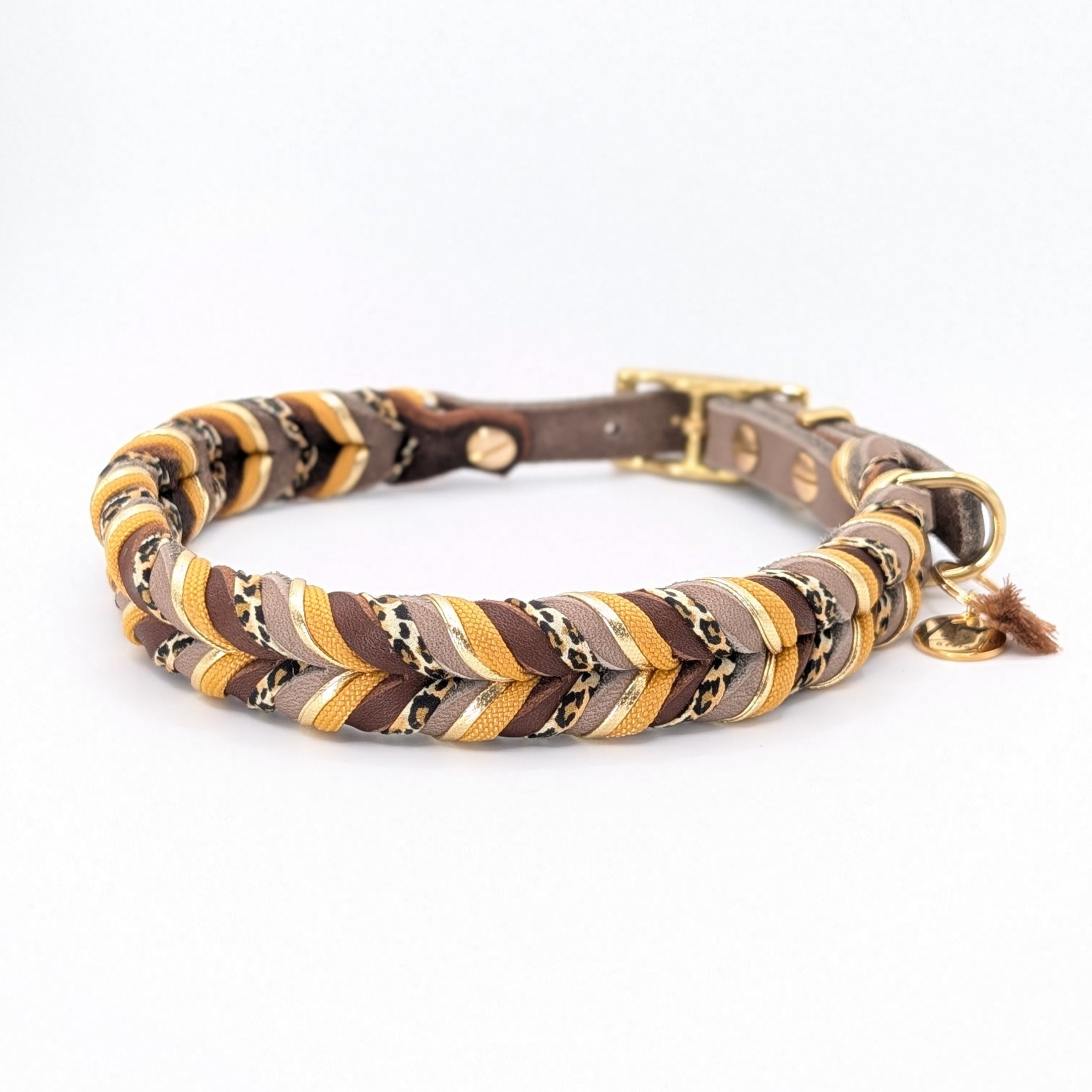 Leder Hundehalsband „Leo“ handgemacht