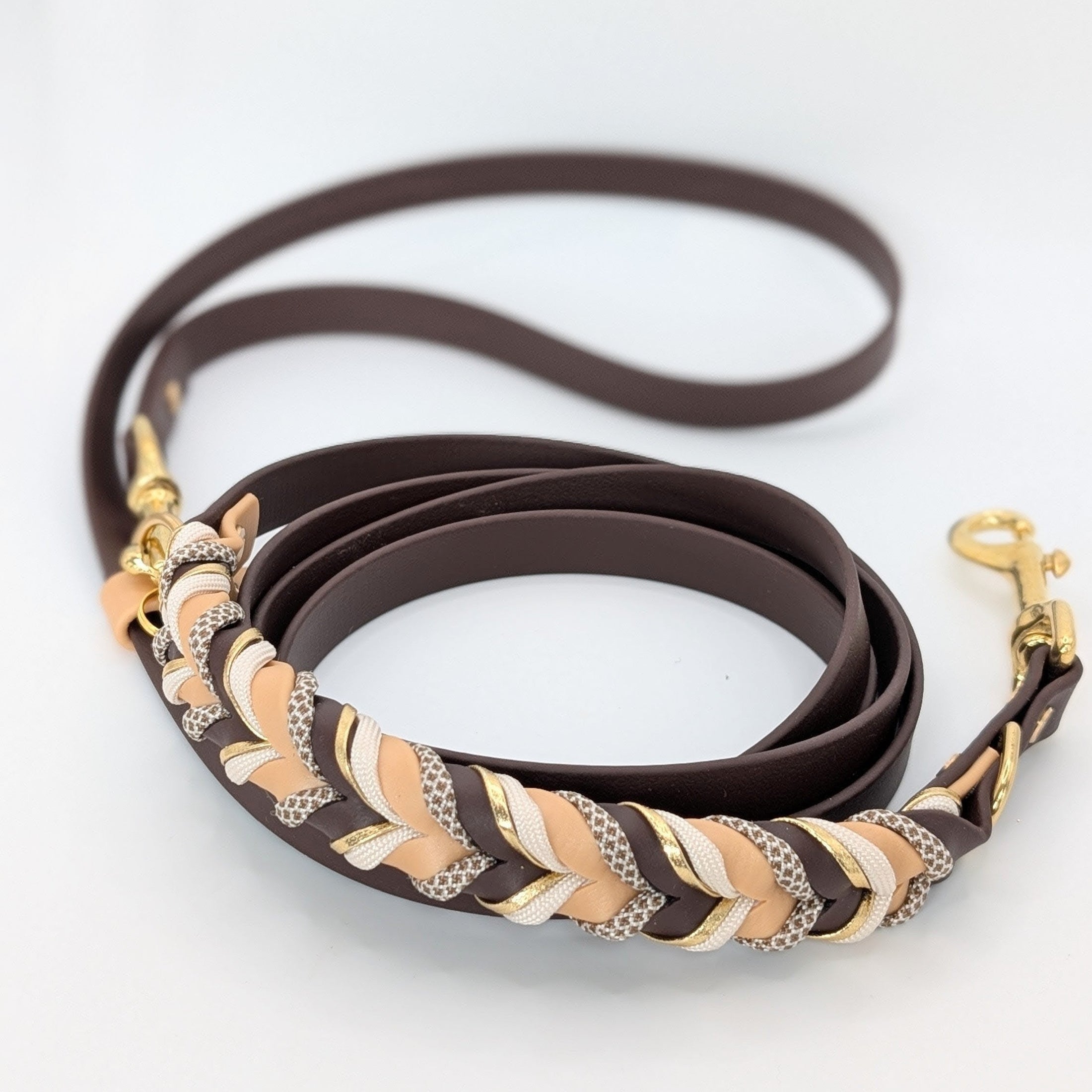 BioThane Leine Mocha Cream