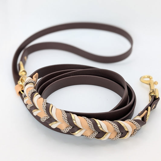 BioThane Leine Mocha Cream