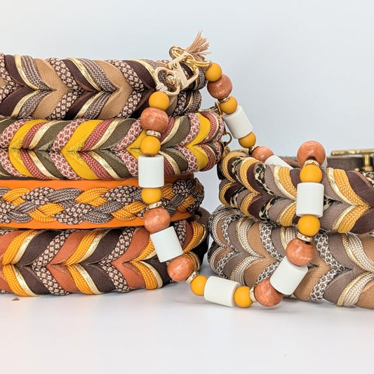 EM-Kette Whiskey Ember – natürlicher Zeckenschutz für Hunde, handgefertigt