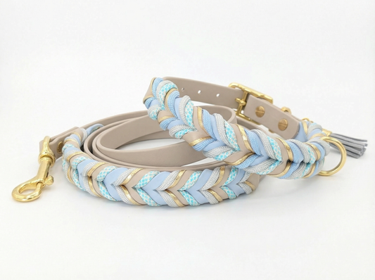 BioThane Set Blue Water 2.0 – blau & grau